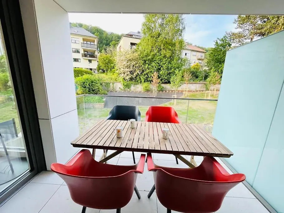 Apartment Luxury Green Flat In Center With Parking & Terrace Luxembourg